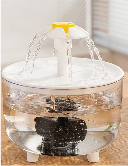 Automatic Pet Water Fountain for Cats & Dogs | Large Capacity, Ultra-Quiet USB Powered, Food-Grade PP, Continuous Fresh Flow Drinking Dispenser